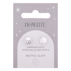 Crystal Stud Earrings With Sterling Silver Posts