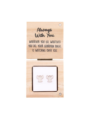 Heart & Soul Earring in Wood Box