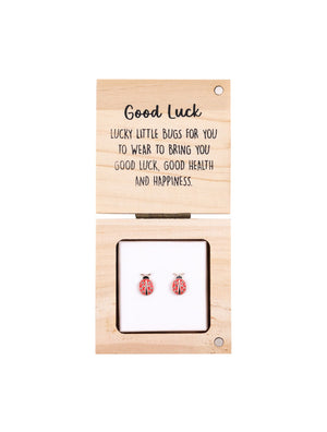 Heart & Soul Earring in Wood Box