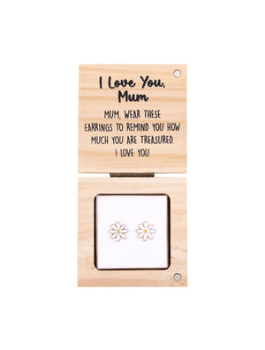 Heart & Soul Earring in Wood Box