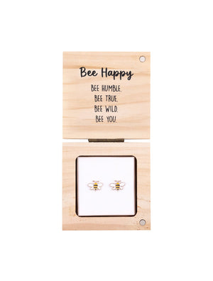 Heart & Soul Earring in Wood Box