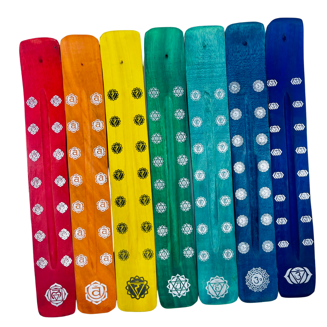 Wooden Chakra Incense Holder