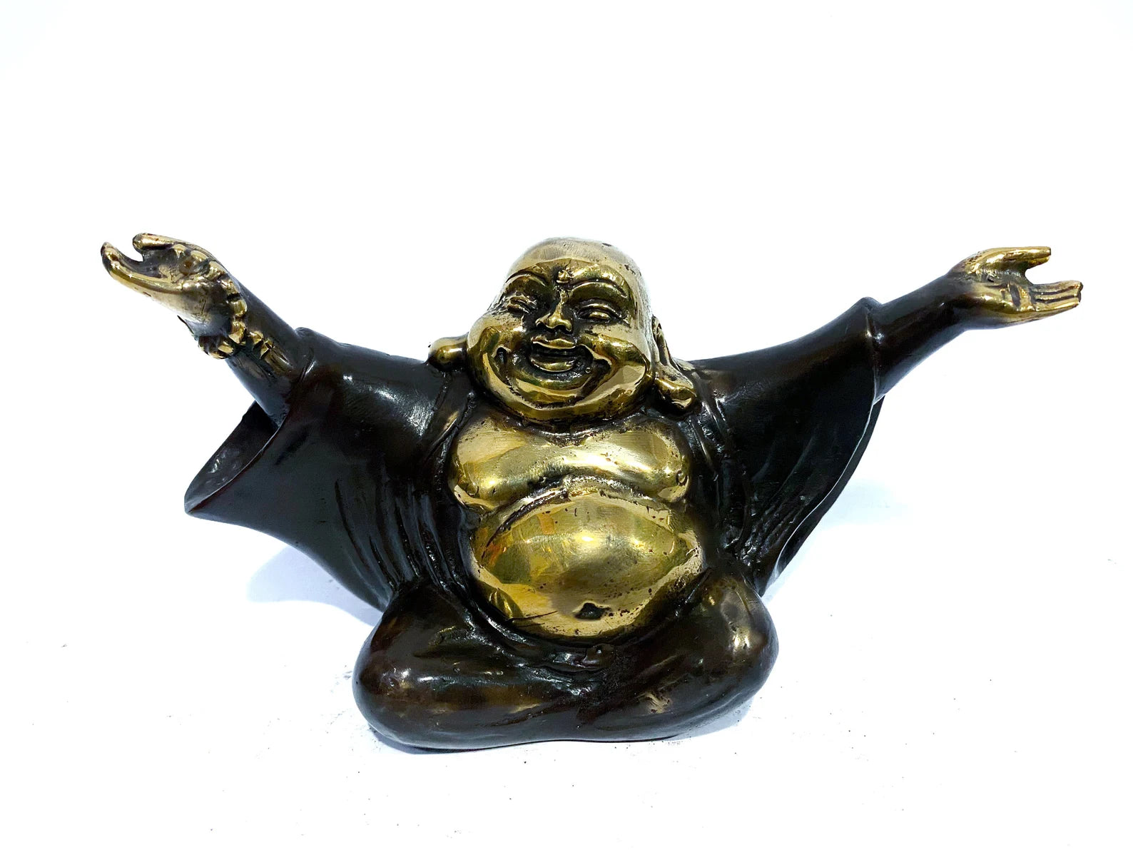 Laughing Buddha Bronze Statue