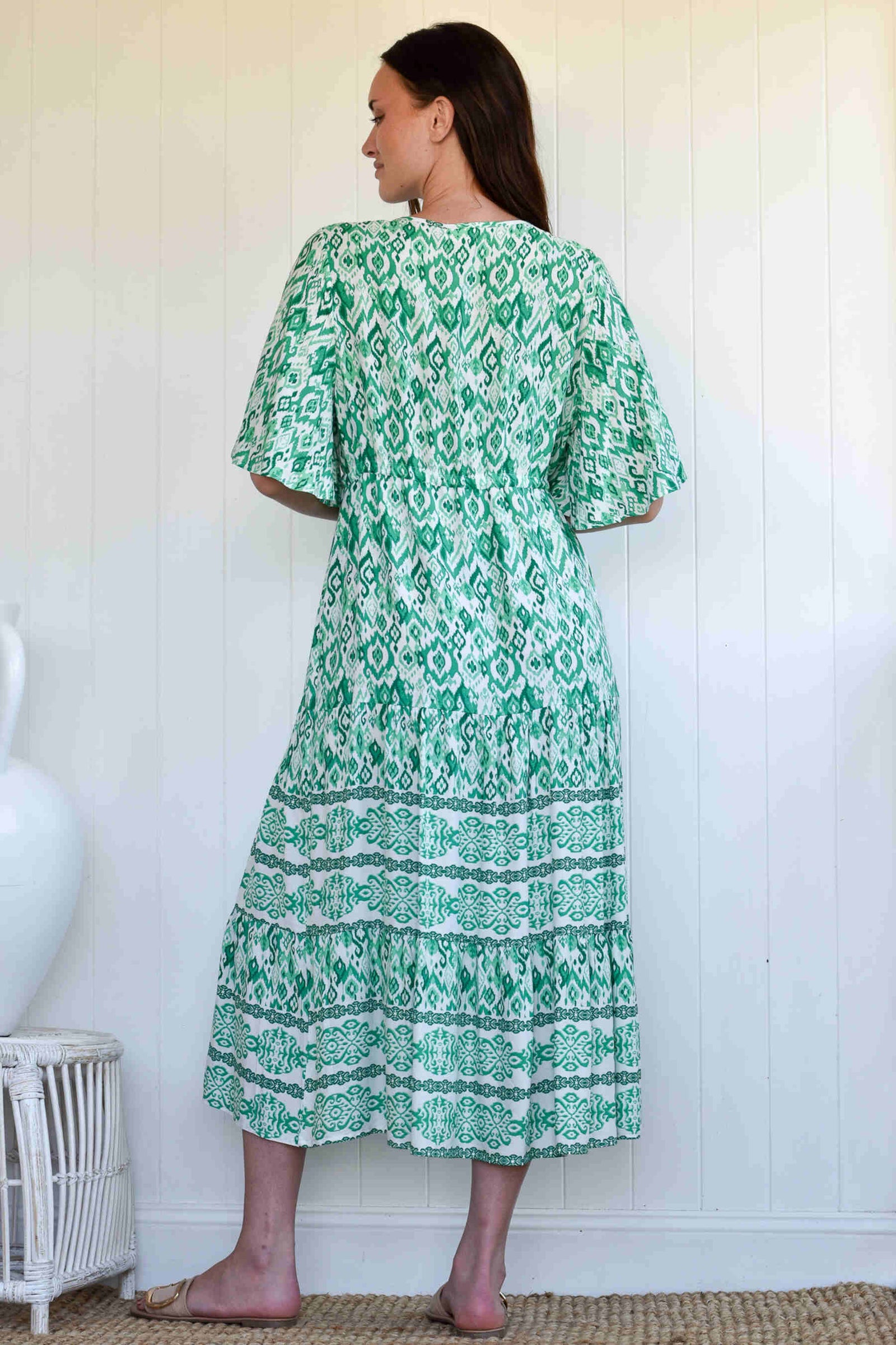 CHERIE BABY DOLL MAXI DRESS