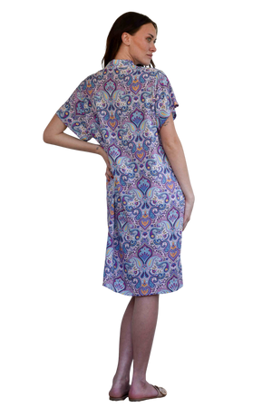 Coleen Midi Shirt Dress with Pockets