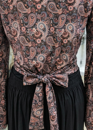 Mod Velour Kabaya Top