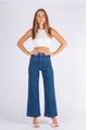 #Slice Pocket Denim Flare Jeans