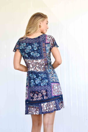 CELINE LACE DRESS WITH TIE