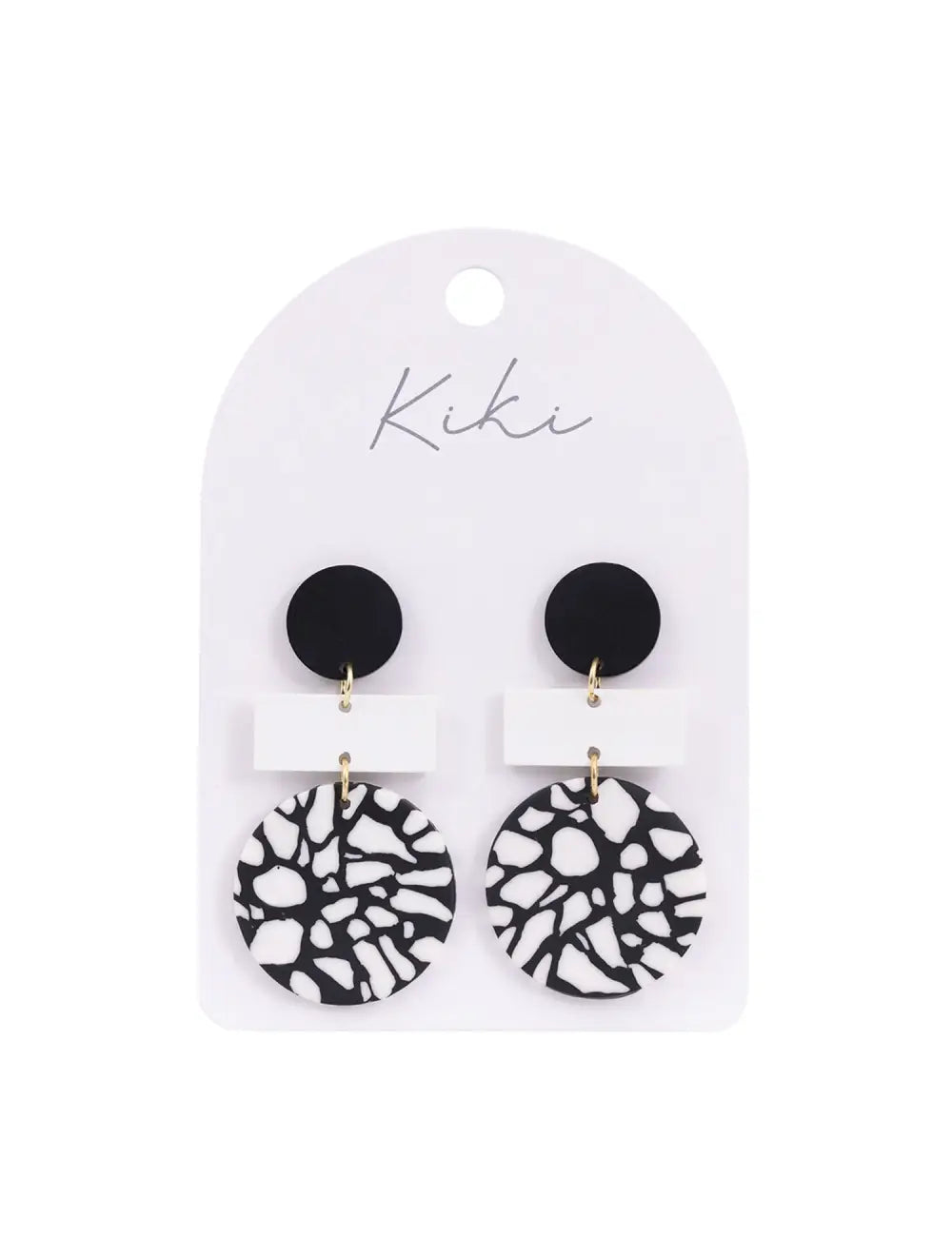 Black & White Tones Kiki Earrings