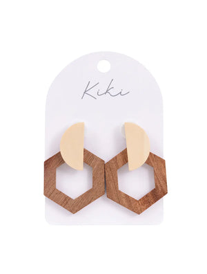 Wood Kiki Earrings