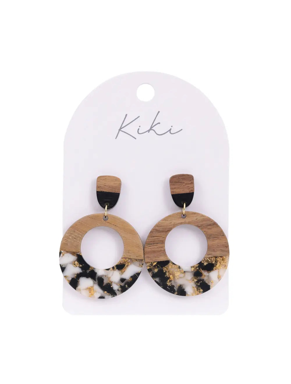 Wood Kiki Earrings