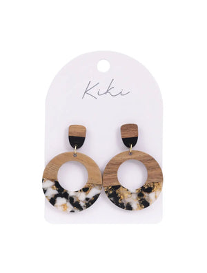 Wood Kiki Earrings