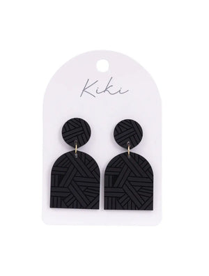Black & White Tones Kiki Earrings