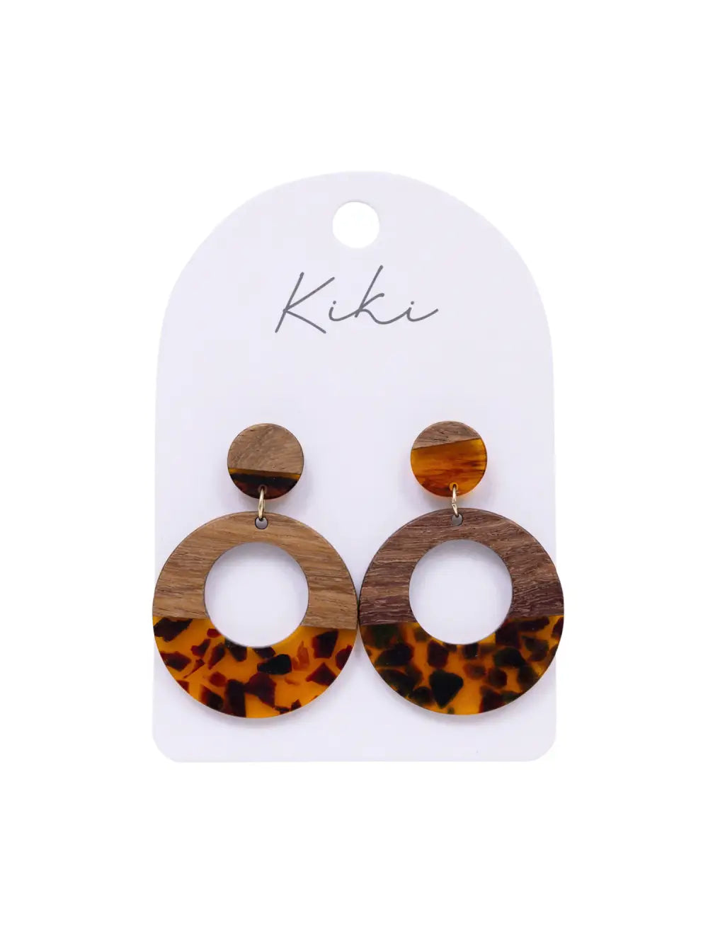 Wood Kiki Earrings