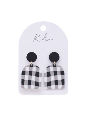 Black & White Tones Kiki Earrings