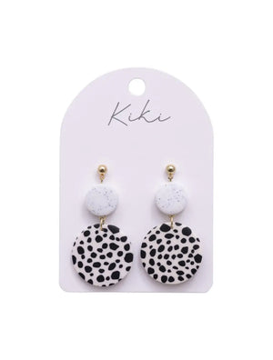 Black & White Tones Kiki Earrings