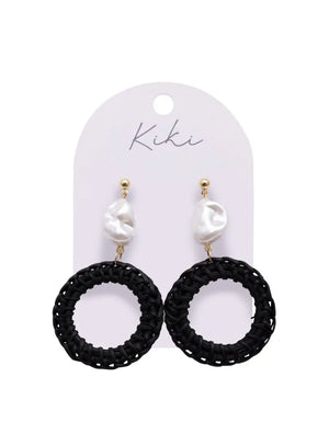 Black & White Tones Kiki Earrings