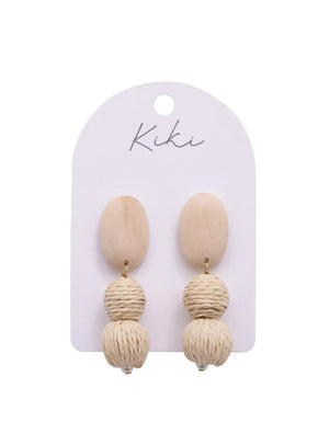 Wood Kiki Earrings