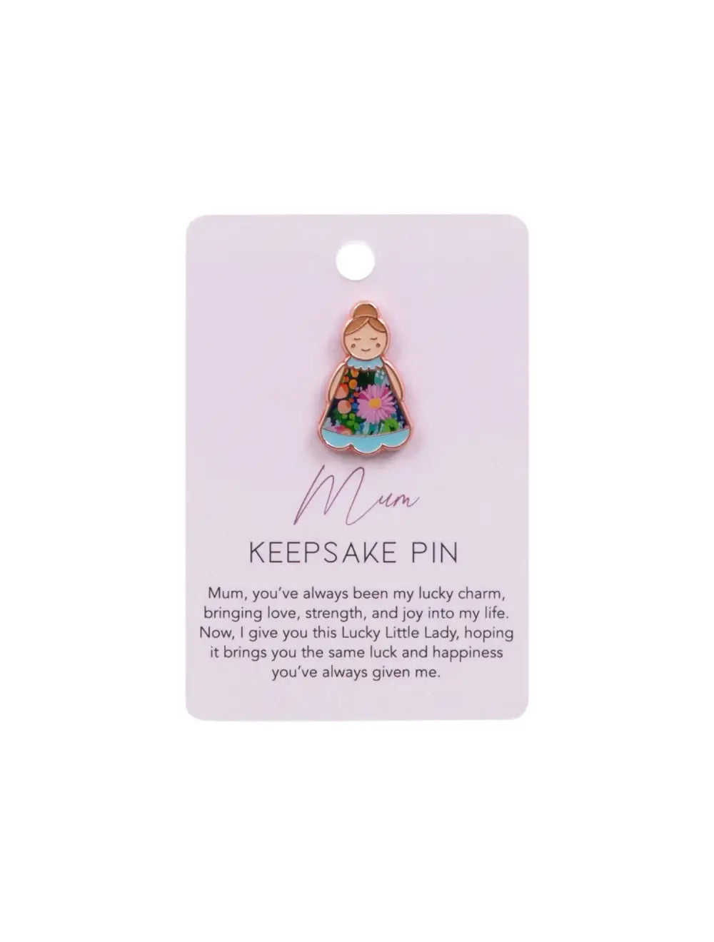 Lucky Little Lady Keepsake Pin