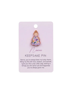 Lucky Little Lady Keepsake Pin