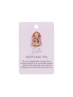 Lucky Little Lady Keepsake Pin