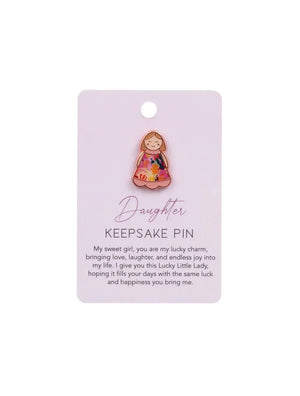 Lucky Little Lady Keepsake Pin