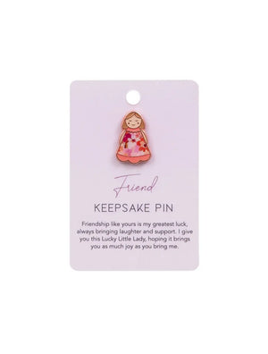 Lucky Little Lady Keepsake Pin