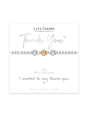 Affirmation Life Charm Bracelet
