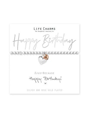 Birthday Life Charm Bracelet