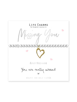 Moving On Life Charm Bracelet