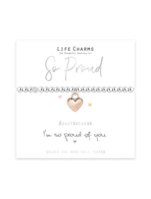 Good Job Life Charm Bracelet