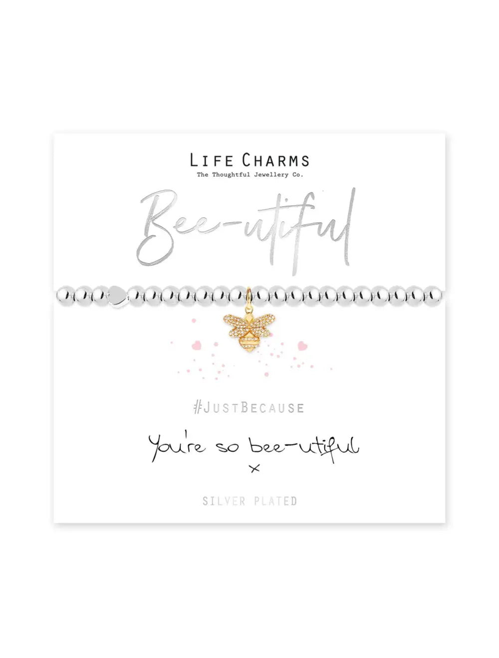 Affirmation Life Charm Bracelet