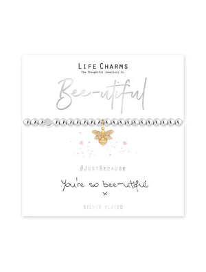 Affirmation Life Charm Bracelet