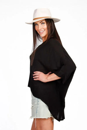 Long Button Up Shirt Top
