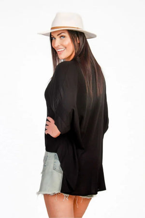 Long Button Up Shirt Top