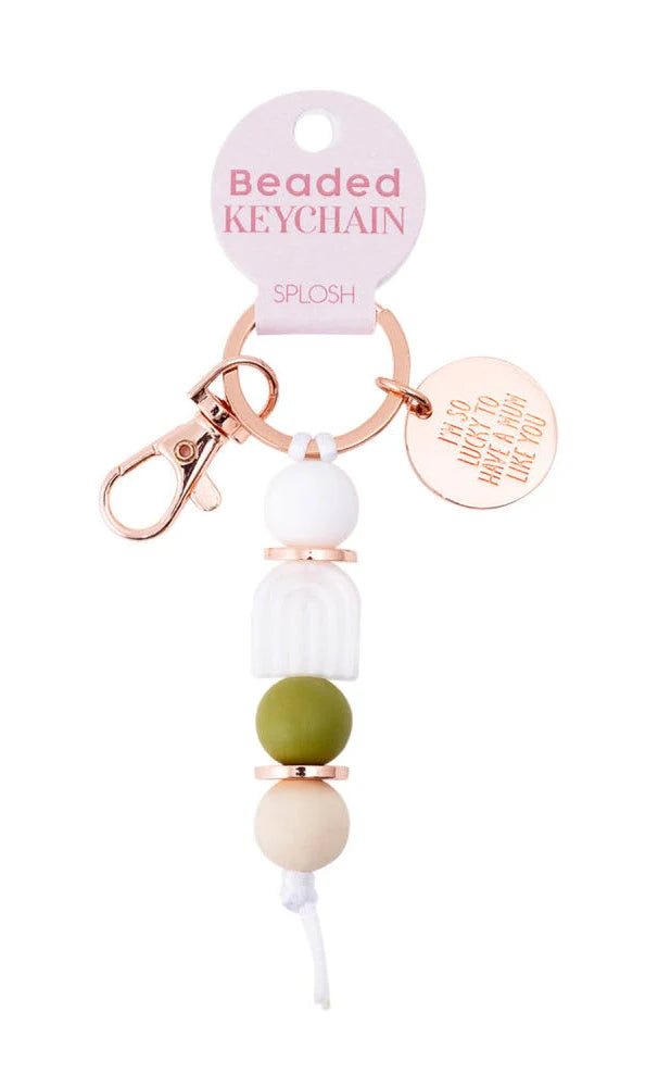 MOTHERS DAY LUCKY SILICONE KEYRING