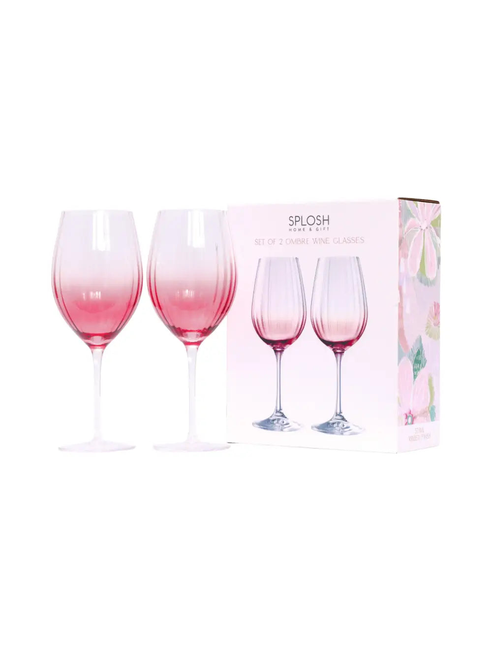 Love Vera Wine Glass Set of 2