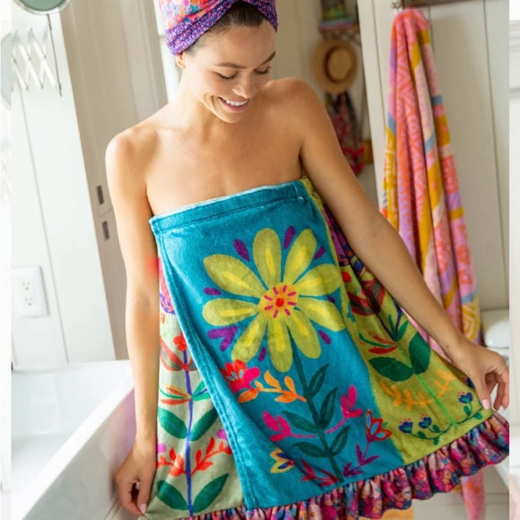 🌟SALE - Towel Wrap With Frill