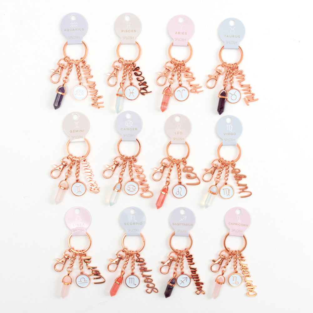 MYSTIQUE STAR SIGN KEYRING