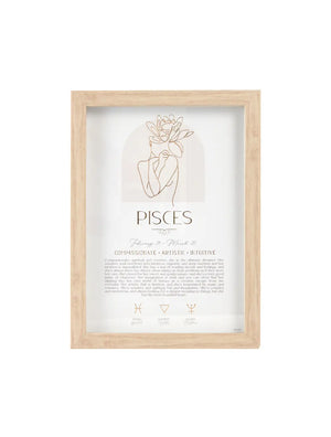 MYSTIC FRAMED STARSIGN PRINT