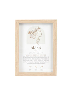 MYSTIC FRAMED STARSIGN PRINT