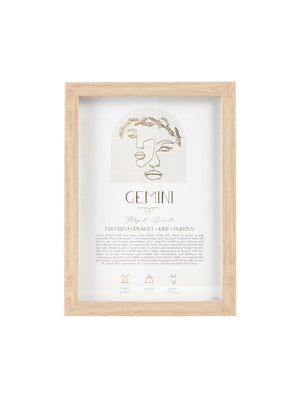 MYSTIC FRAMED STARSIGN PRINT
