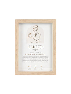 MYSTIC FRAMED STARSIGN PRINT