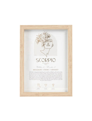 MYSTIC FRAMED STARSIGN PRINT