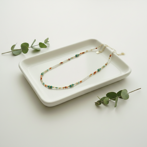 #Small Beaded Fashion Necklace