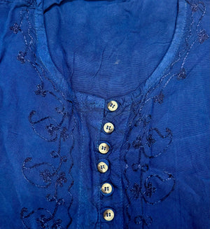 Bohemia Stonewash Top With Sleeves