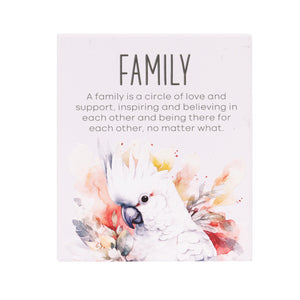 Native Blooms Ceramic Verse