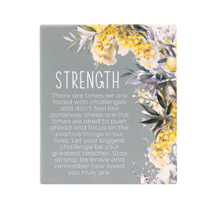 Native Blooms Ceramic Verse