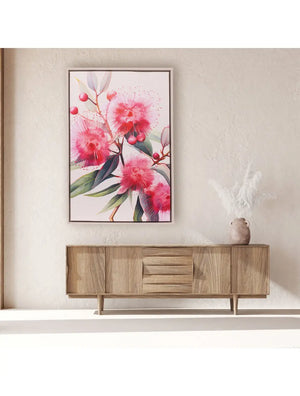 Native Blooms Flora Framed Canvas