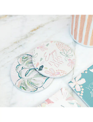 Love Vera Ceramic Coaster